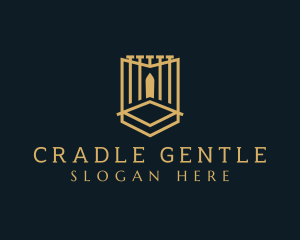 Deluxe Gate Shield logo design