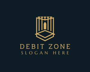 Deluxe Gate Shield logo design