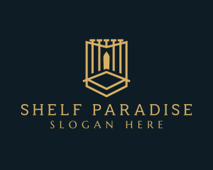 Deluxe Gate Shield logo design