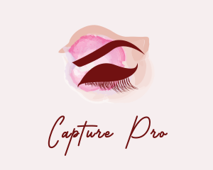 Cosmetics Makeup Eyelashes  Logo