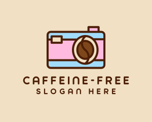 Pastel Coffee Camera  logo design