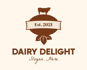 Brown Dairy Farm logo design