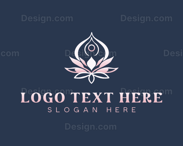 Yoga Wellness Lotus Logo