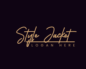 Fashion Script Style logo design