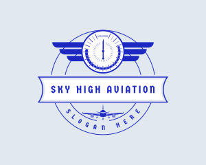 Aviation Wing Flight logo
