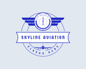 Aviation Wing Flight logo