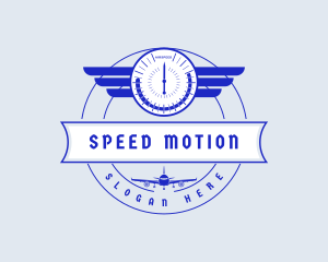 Aviation Wing Flight logo design