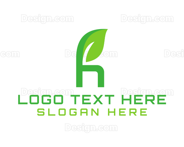 Herbal Letter H Logo
