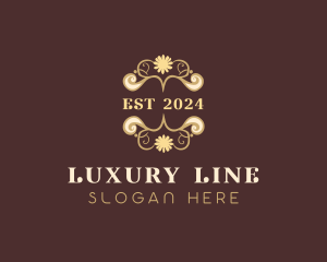 Luxury Flower Boutique logo design