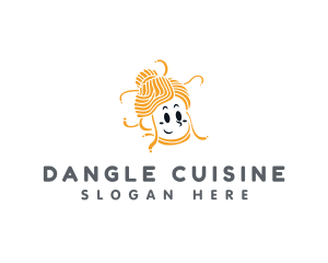 Female Pasta Cuisine logo design