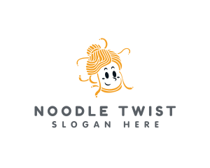 Female Pasta Cuisine logo design