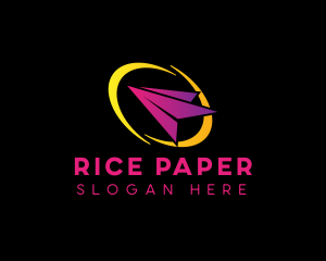 Paper Plane Logistics logo design