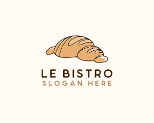 French Bread Bakeshop logo design