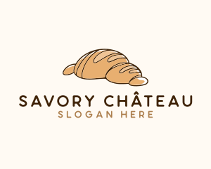 French Bread Bakeshop logo design