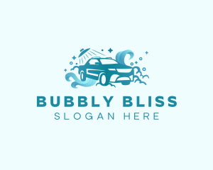 Car Water Wash logo design