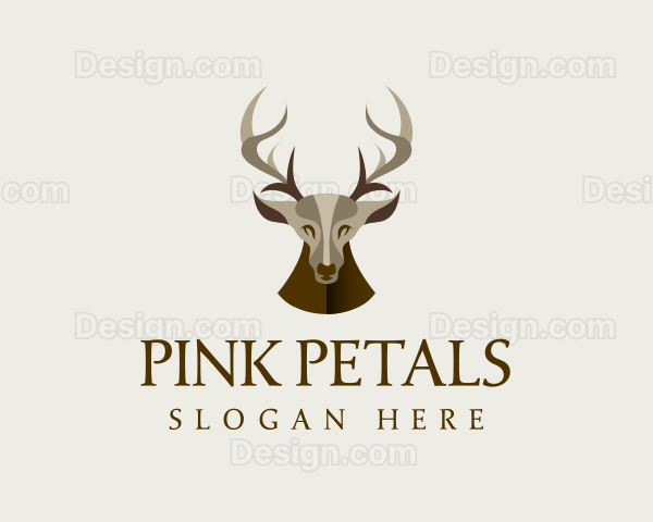 Wild Deer Stag Logo