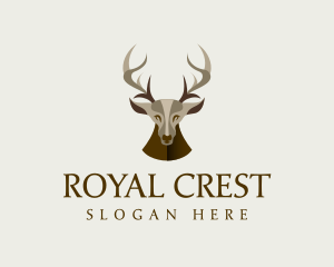 Wild Deer Stag Logo