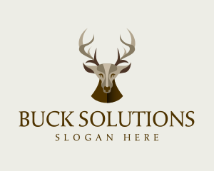 Wild Deer Stag logo design