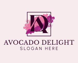 Feminine Watercolor Artist logo design