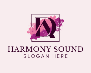 Feminine Watercolor Artist logo