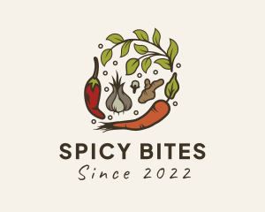 Vegetable Herb Spices logo design