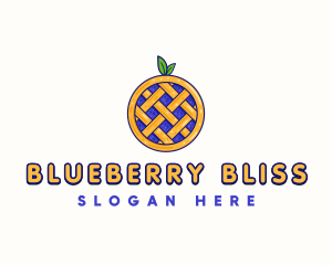 Pastry Blueberry Pie logo design