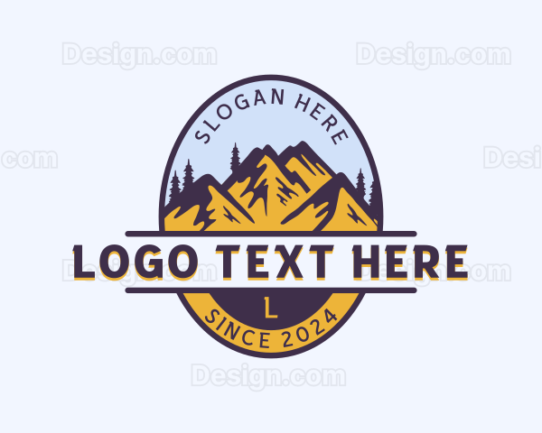 Mountain Trekking Tour Logo