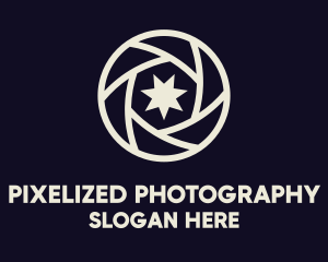 Star Lens Night Photography logo design