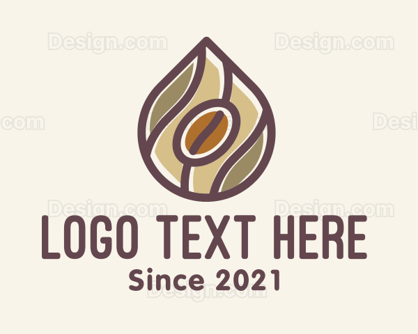 Coffee Bean Drip Logo