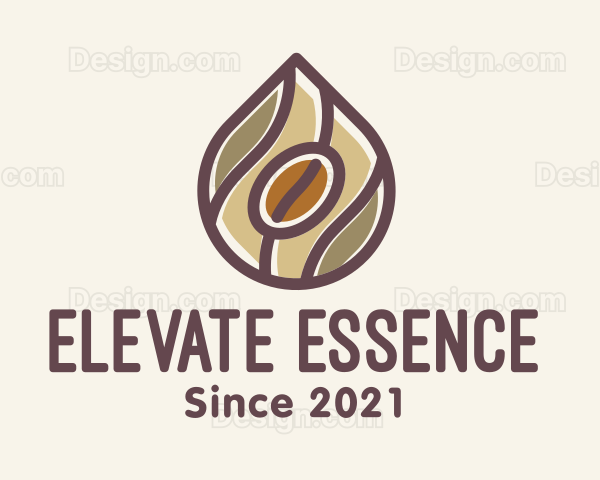 Coffee Bean Drip Logo