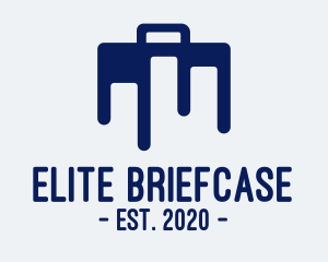 Blue Briefcase Luggage logo