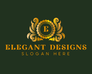 Royal Ornament Crest logo design