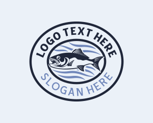 Fishing Angler Fishery Logo