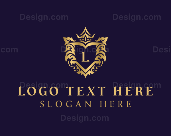 Gradient Royal Shield Logo