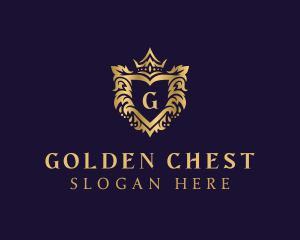 Gradient Royal Shield logo design