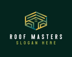 Roofing Construction Maintenance logo design