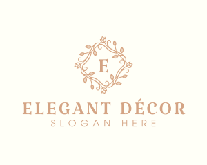 Flower Decoration Fashion logo design