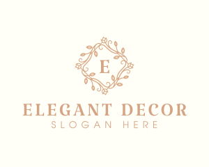 Flower Decoration Fashion logo design