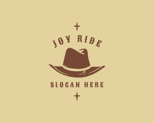 Western Cowboy Hat logo design