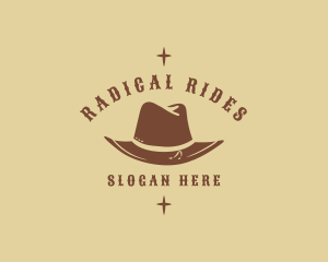 Western Cowboy Hat logo design