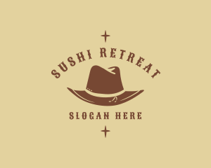 Western Cowboy Hat logo design