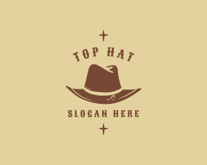 Western Cowboy Hat logo design