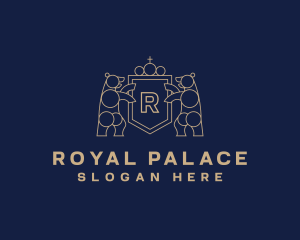 Bear Shield Royal logo design