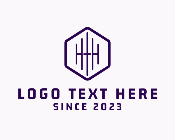 Hexagon logo example 1