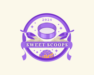 Kitchen Baking Sifter logo design