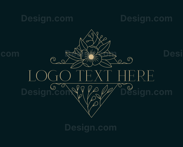 Beauty Wedding Flower Logo