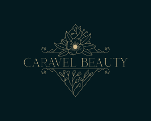 Beauty Wedding Flower logo design