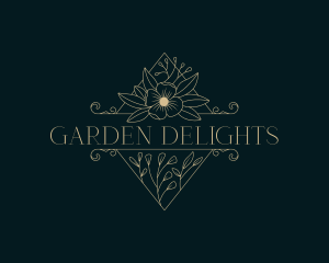 Beauty Wedding Flower logo design