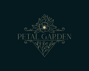 Beauty Wedding Flower logo design