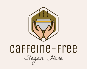 Hot Coffee Hands  logo design